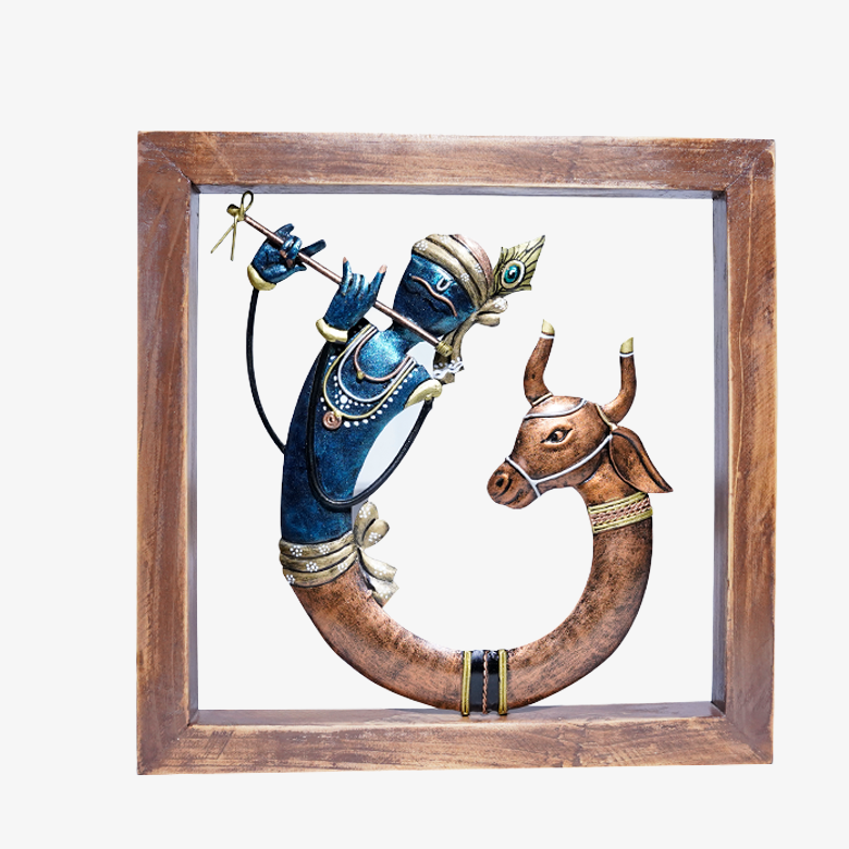 krishna-with-flute-&-cow