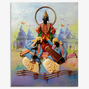 vitthal Vari metal wall art